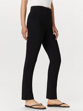 Ponte Straight Leg Pants in Black